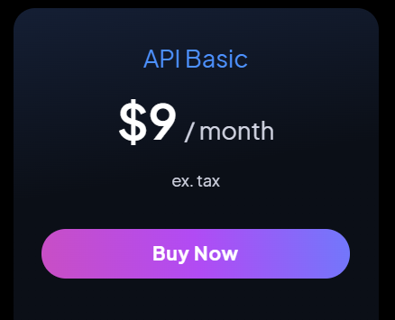 basic plan $9/mo only